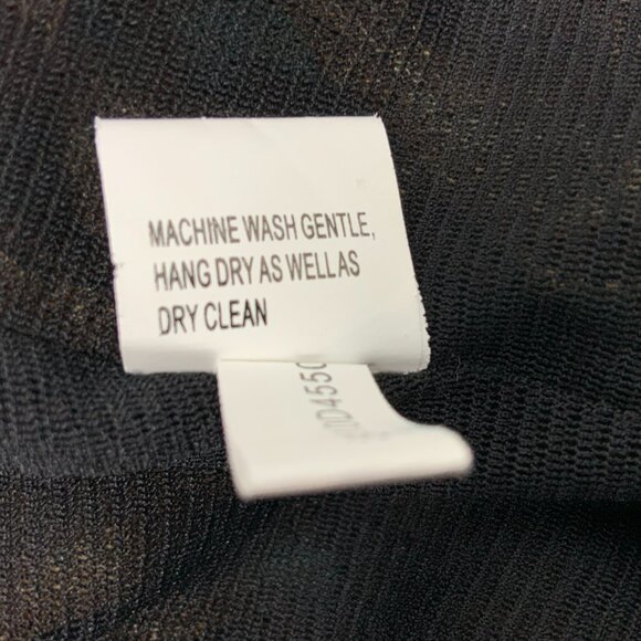 New Kay Unger Tiered Ruffle Mesh Leopard Pattern Sleeveless Dress Large - Picture 15 of 16